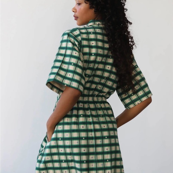Noble Utility Dress in Plaid — size S - Picture 4 of 10